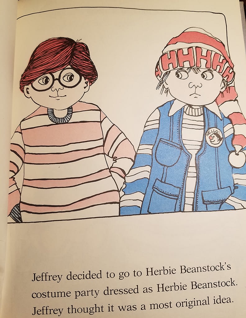 Jeffrey will dress like Herbie Beanstock